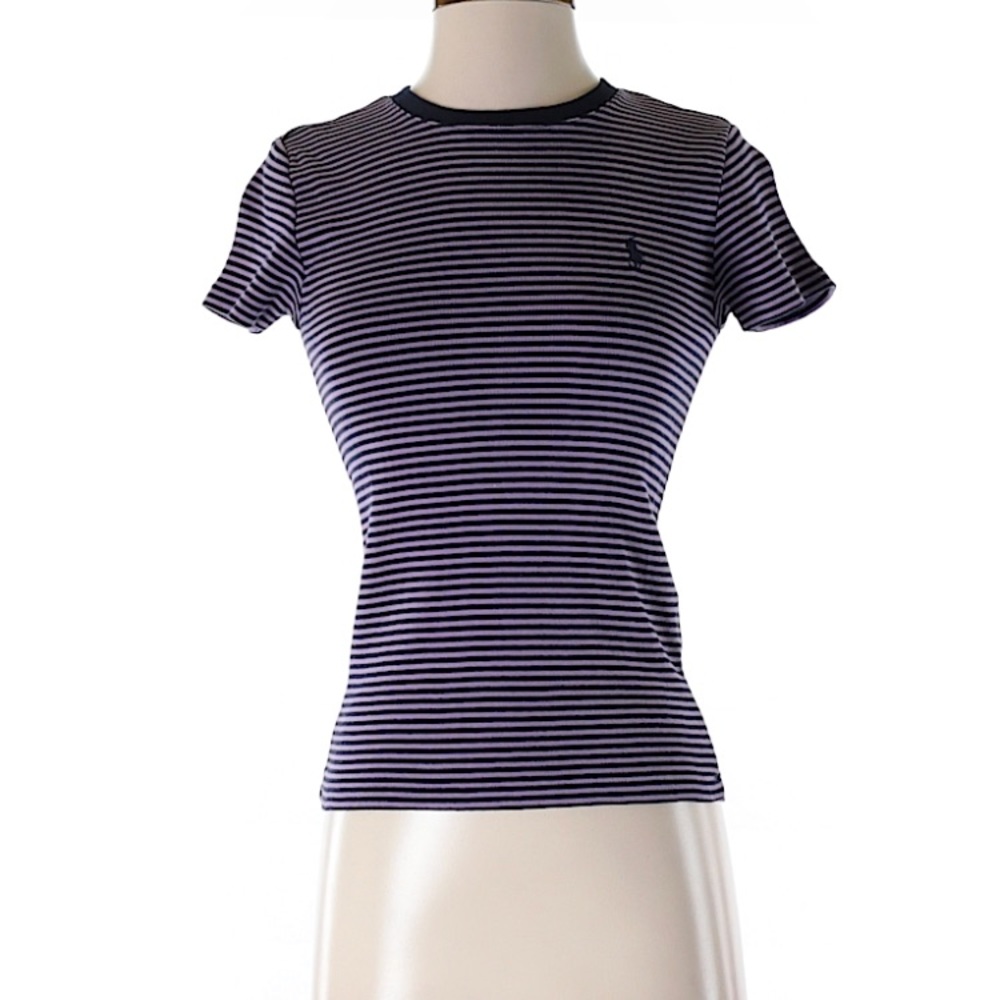 Ralph Lauren Polo purple stripped shirt